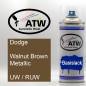 Preview: Dodge, Walnut Brown Metallic, UW / RUW: 400ml Sprühdose, von ATW Autoteile West.